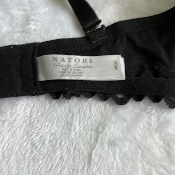 Natori Nursing Black Lace Bra 36DD GUC - Picture 2 of 6
